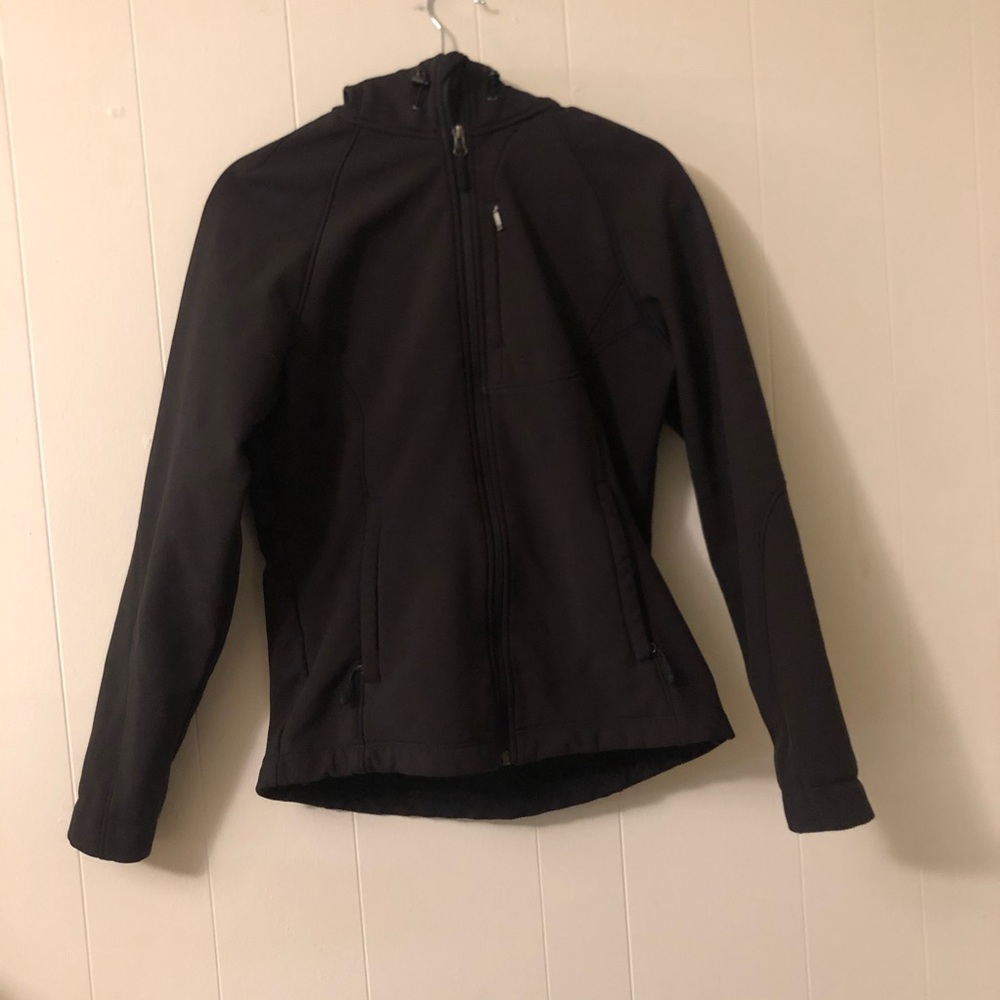 Kirkland black raincoat